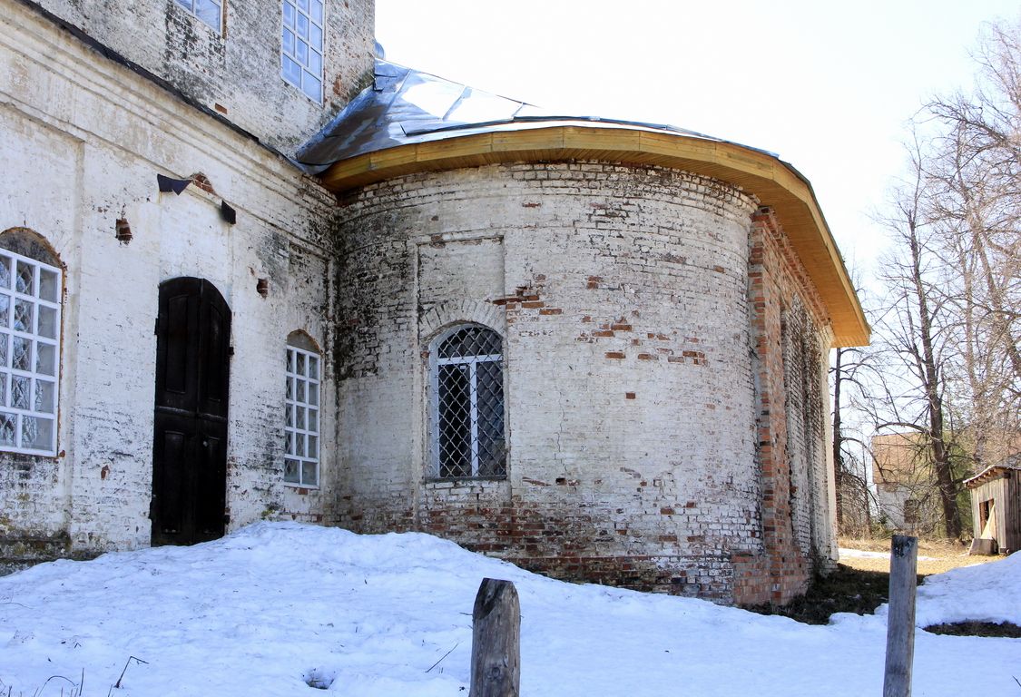 Церковь Воскресения Христова, Троицкое (Шарьинский район, Костромская область). архитектурные детали, Северный придел.