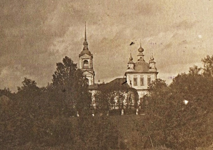 Церковь Рождества Пресвятой Богородицы, Дорок, урочище (Чухломский район, Костромская область). архивная фотография, Фотограф Г.И. Лебедев. ГКМФ. Чухломский краеведческий музей имени А.Ф. Писемского