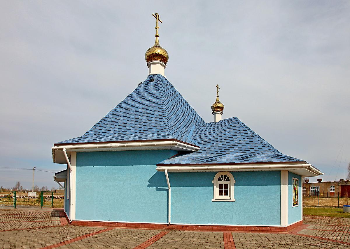 фасады. Храм-часовня иконы Божией Матери "Всех скорбящих Радость", Бережки (Волховский район, Ленинградская область)