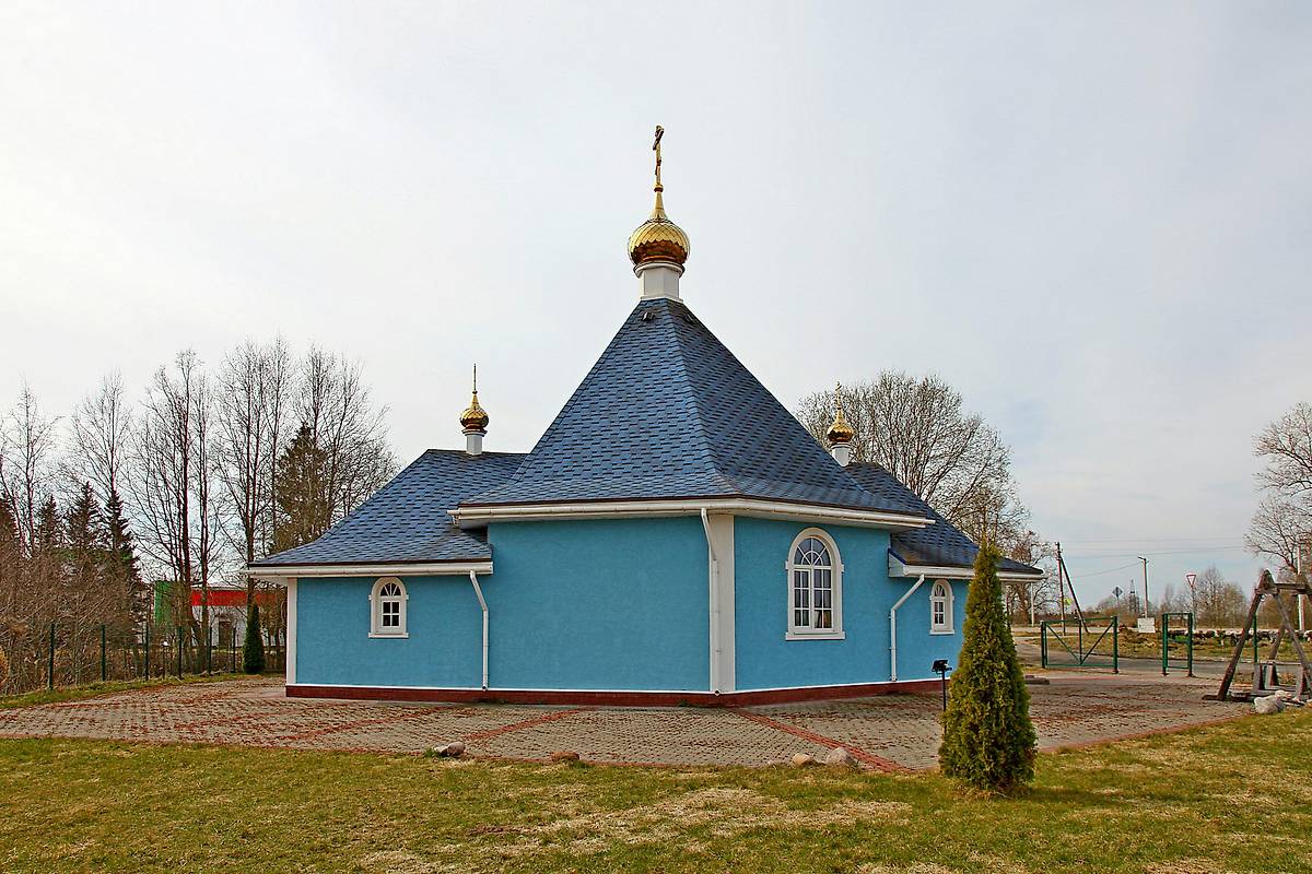 фасады. Храм-часовня иконы Божией Матери "Всех скорбящих Радость", Бережки (Волховский район, Ленинградская область)