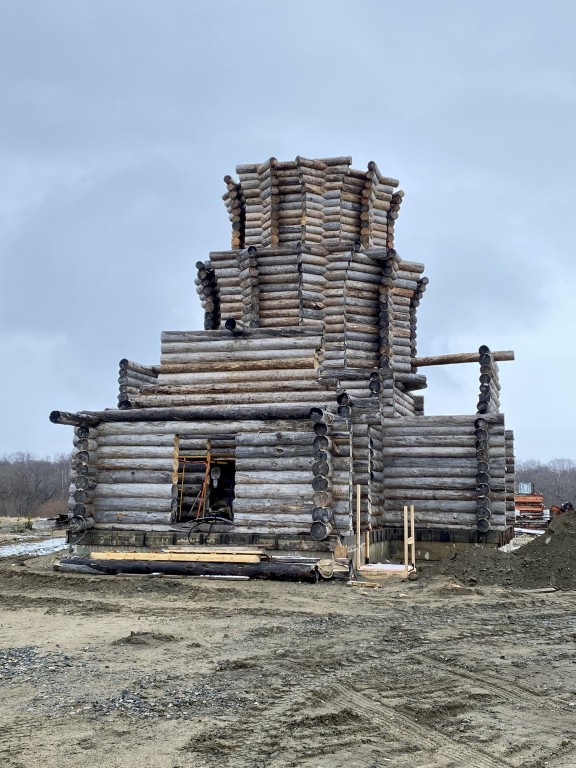 Трифонов Печенгский монастырь в Луостари. Церковь Трифона Печенгского, Луостари (Печенгский район, Мурманская область). документальные фотографии