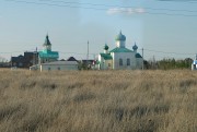 Церковь Троицы Живоначальной, Вид от железной дороги<br>, Москаленки, Москаленский район, Омская область