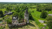 Храмовый комплекс. Церкви Казанской иконы Божией Матери и Боголюбской иконы Божией Матери, , Старое Давыдовское, Пошехонский район, Ярославская область