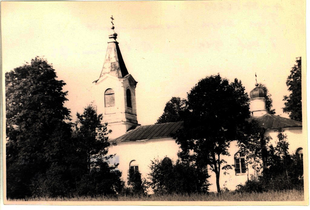 Церковь Вознесения Господня, Тилга (Тартумаа, Эстония). архивная фотография, Почтовая фотооткрытка 1920-х годов