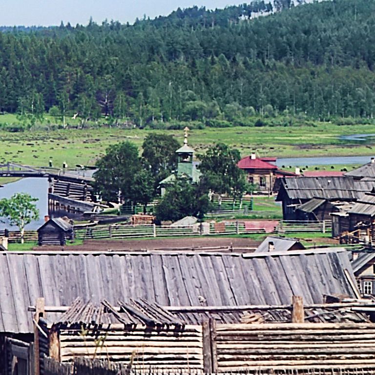 Часовня Михаила Архагела (?), Палкино (Екатеринбург (МО город Екатеринбург), Свердловская область). архивная фотография, Фрагмент фото С.М. Прокудина-Горского. 1912 год. Источник: www.prokudin-gorskiy.ru/image.php?no=0874