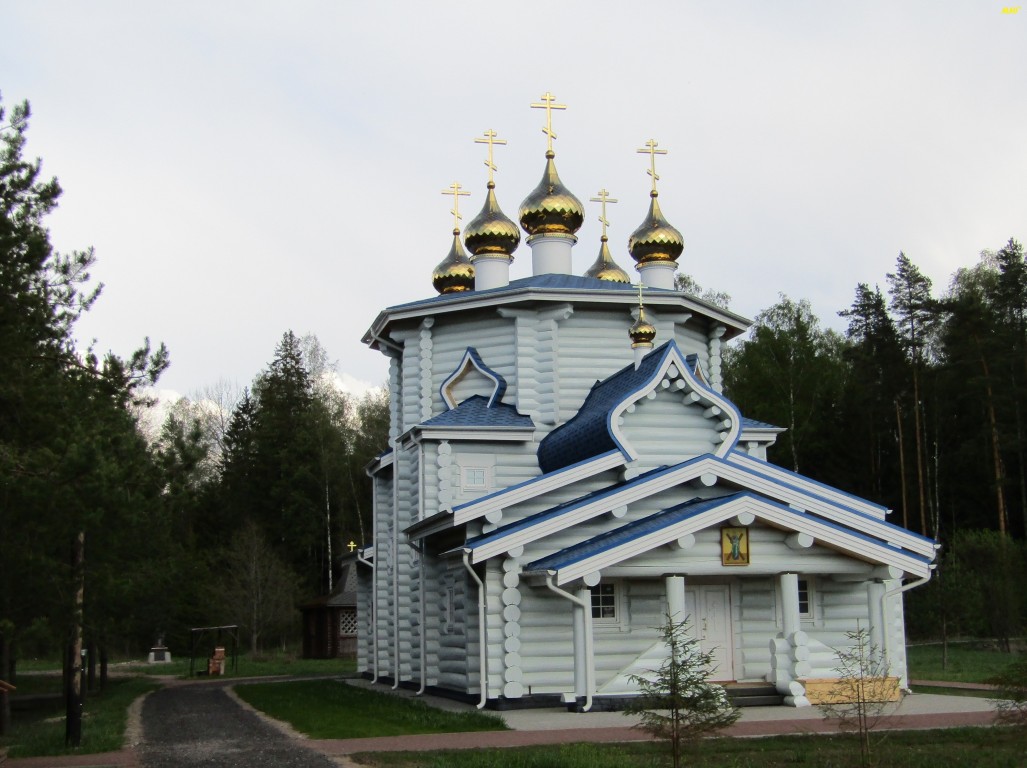 фасады. Троицкая Александро-Невская лавра. Скит Андрея Первозванного. Церковь Андрея Первозванного, Коркино (Всеволожский район, Ленинградская область)