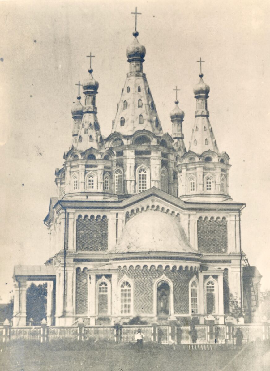 Церковь Андрея Критского и Марфы преподобной, Панасовка (Самаровский район, Украина, Днепропетровская область). архивная фотография, 1900-е. Источник: pastvu.com/p/1071859