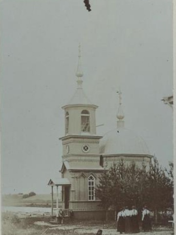 Часовня Митрофана Воронежского, Октября, остров (Успенский остров) (Волховский район, Ленинградская область). архивная фотография