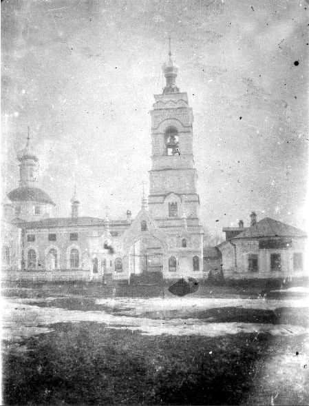 Шуя. Церковь Николая Чудотворца во Взорнове. архивная фотография, Переснято и увеличено с полинявшей любительской карточки. Снимок относится к дореволюционным годам.