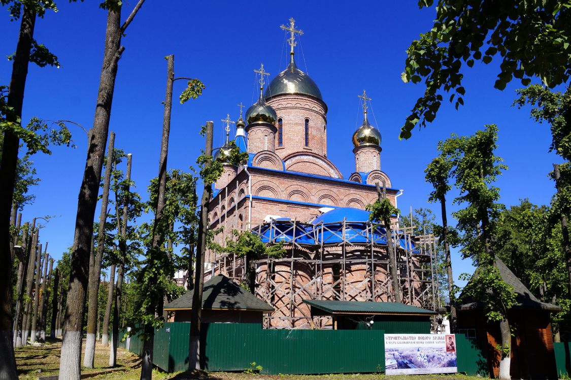 Кольчугино. Церковь Владимирской иконы Божией Матери (строящаяся). документальные фотографии, Вид с востока