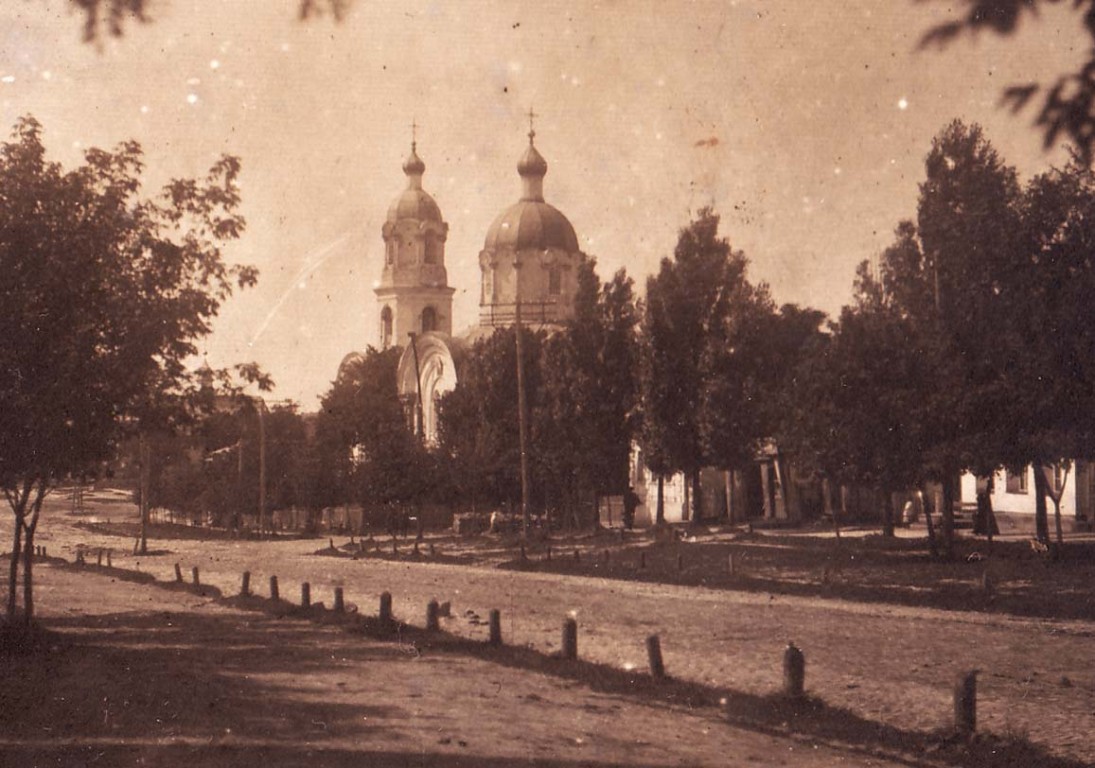Звенигородка. Церковь Успения Пресвятой Богородицы. архивная фотография, Почтовая фотооткрытка 1900-х годов