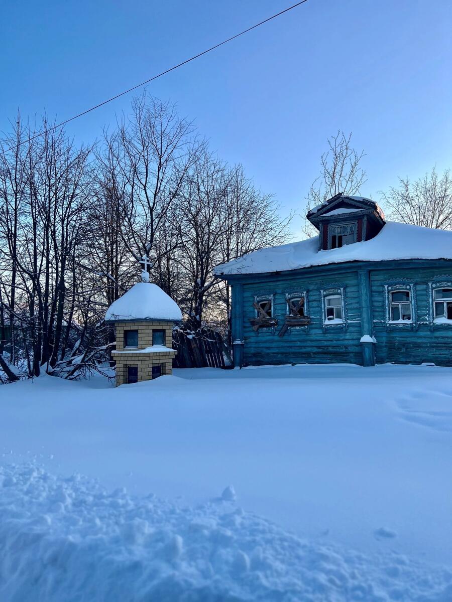Неизвестная часовня в Омлево, Гороховец (Гороховецкий район, Владимирская область). фасады
