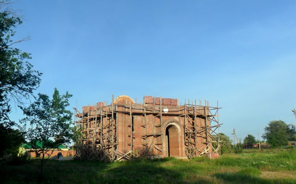 Церковь Димитрия Солунского (строящаяся), Киевка (Апанасенковский район, Ставропольский край). фасады