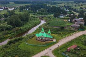 Ложниково. Церковь Спаса Преображения