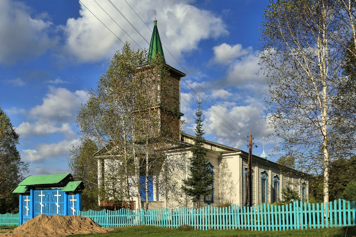 Церковь Екатерины, Екатерининское (Тарский район, Омская область). фасады