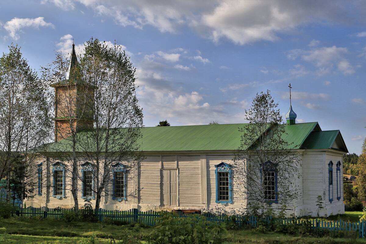 Церковь Екатерины, Екатерининское (Тарский район, Омская область). фасады