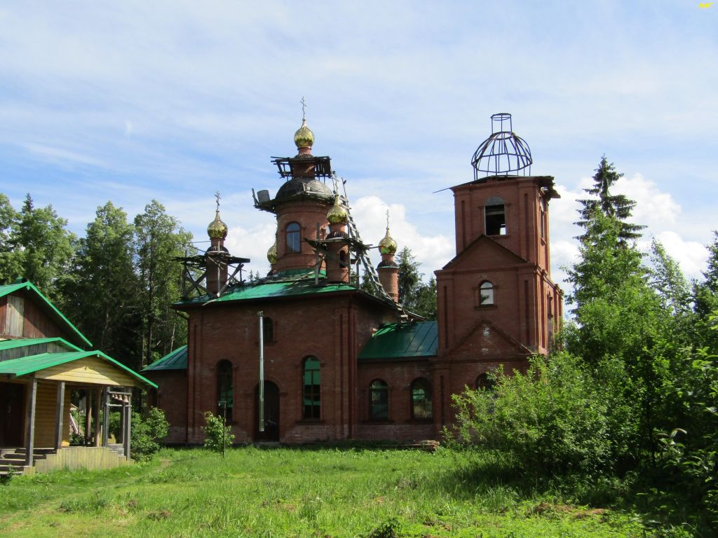 Макарьевская пустынь. Церковь Успения Пресвятой Богородицы, Макарьевская пустынь, урочище (Тосненский район, Ленинградская область). художественные фотографии