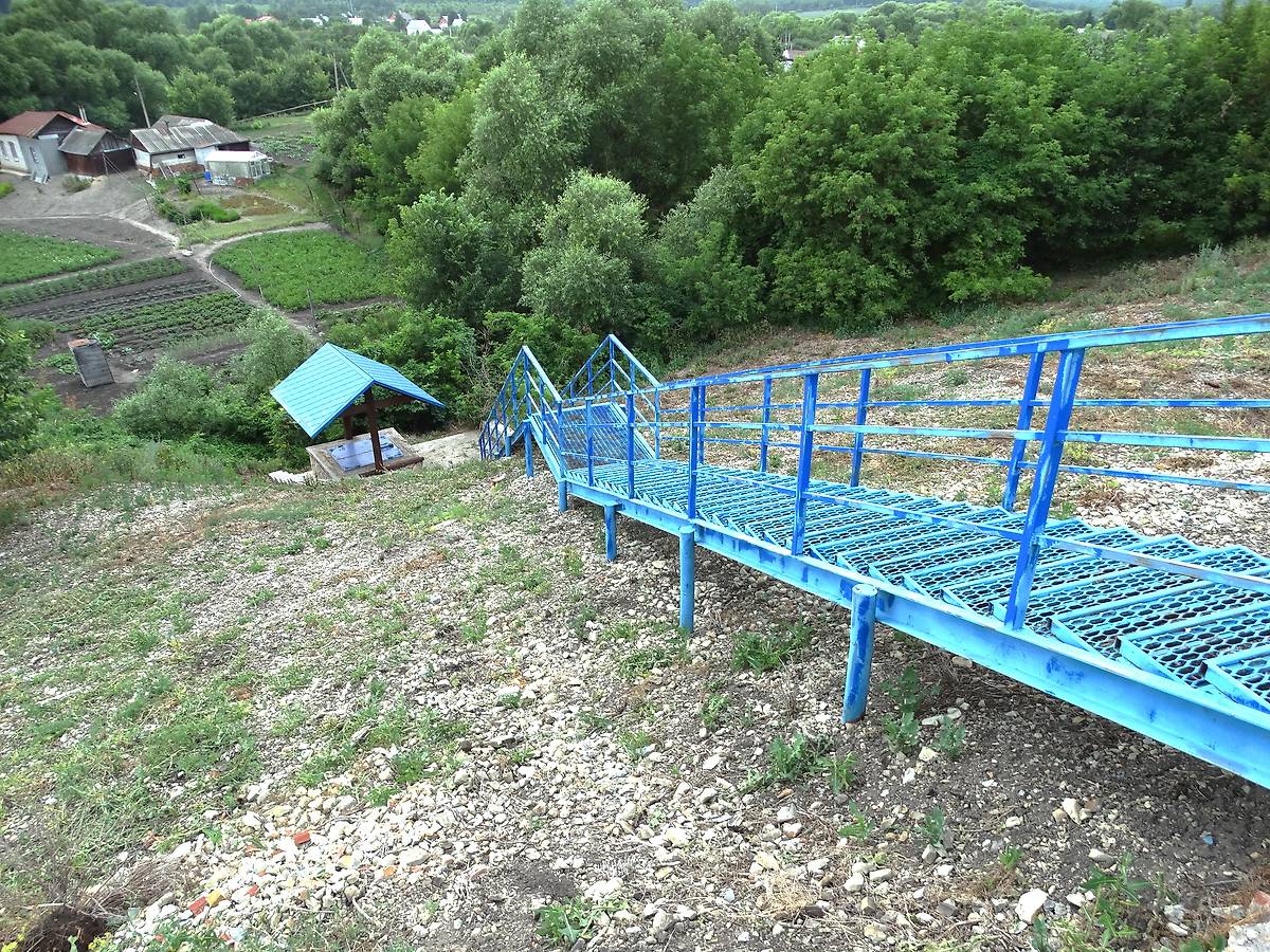 Святой источник., дополнительная информация. Часовня Перенесения мощей Николая Мирликийского Чудотворца в Бари, Корсаковка (Татищевский район, Саратовская область)