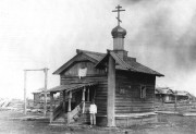 Неизвестная часовня, Фото 1921 года из экспедиции  Ильи Ивановича Томского в верховья Пинеги / Сольвычегодский историко-художественный музей<br>, Волыново, Верхнетоемский район, Архангельская область
