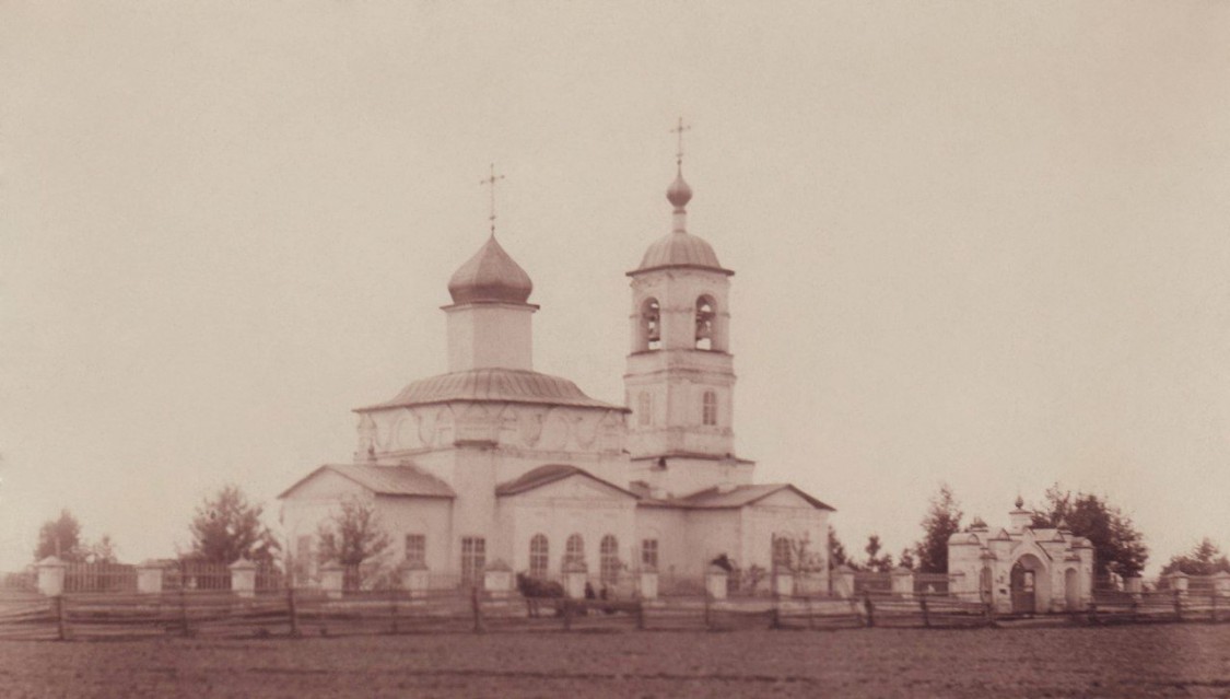 Церковь Владимирской иконы Божией Матери, Красноборск (Красноборский район, Архангельская область). архивная фотография, Дореволюционное фото