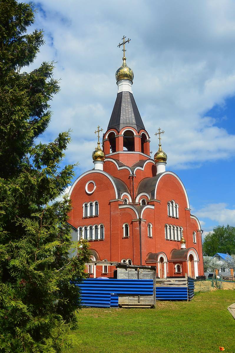 фасады. Церковь Вознесения Господня (строящаяся), Сходня (Химкинский городской округ, Московская область)