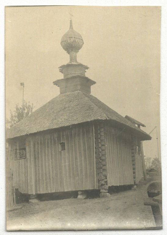 Часовня Георгия Победоносца (старая), Маза (Кадуйский район, Вологодская область). архивная фотография, Фото Макарова В. К. 1931 г. из фондов ГАВО