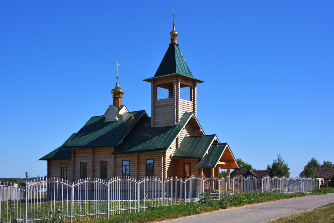 Фёдоровское, село. Церковь Воскресения Христова. фасады, Вид с северо-запада