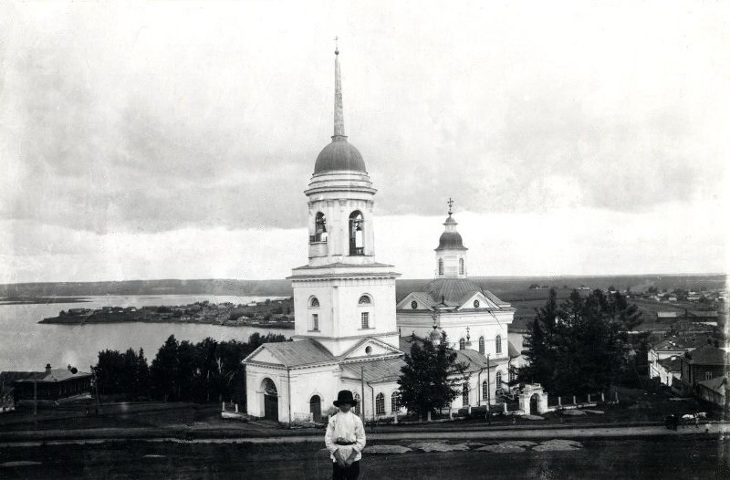 Екатеринбург. Церковь Казанской иконы Божией Матери (старая). архивная фотография, Фото 1905 года из фондов Свердловского областного краеведческого музея имени О.Е. Клера