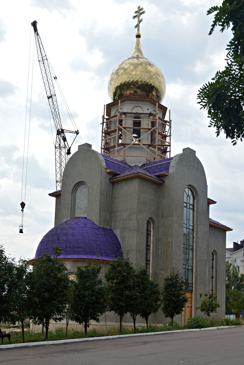 Церковь Троицы Живоначальной (строящаяся), Бобров (Бобровский район, Воронежская область). фасады