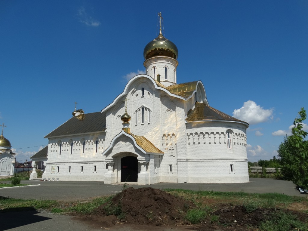 Александро-Невская Обитель милосердия. Церковь Александра Невского, Весенний (Оренбургский район, Оренбургская область). фасады