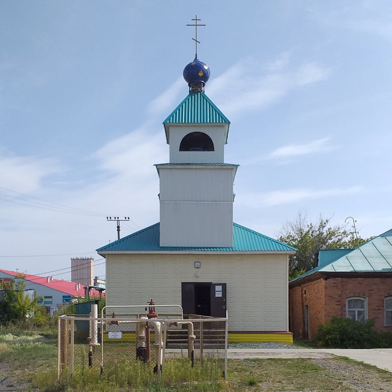 Церковь Казанской иконы Божией Матери (летняя), Щучье (Щучанский район, Курганская область). фасады, Западный фасад
