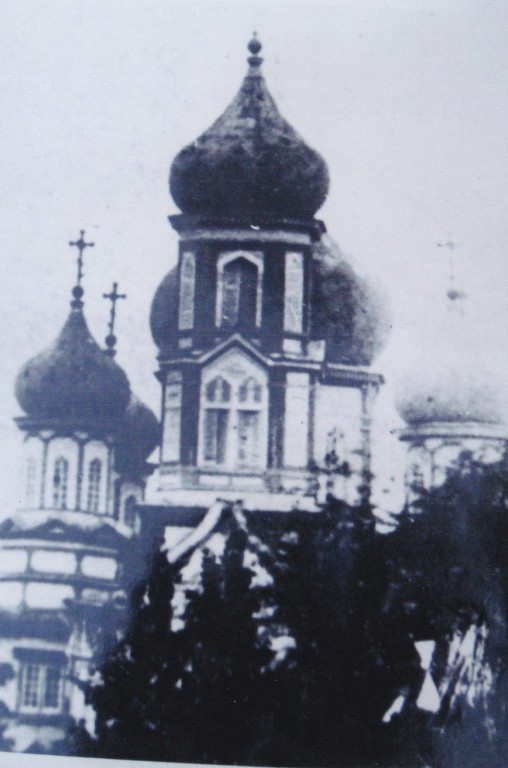 Церковь Рождества Пресвятой Богородицы (старая), Челбасская (Каневской район, Краснодарский край). архивная фотография, Старинное фото с сайта 