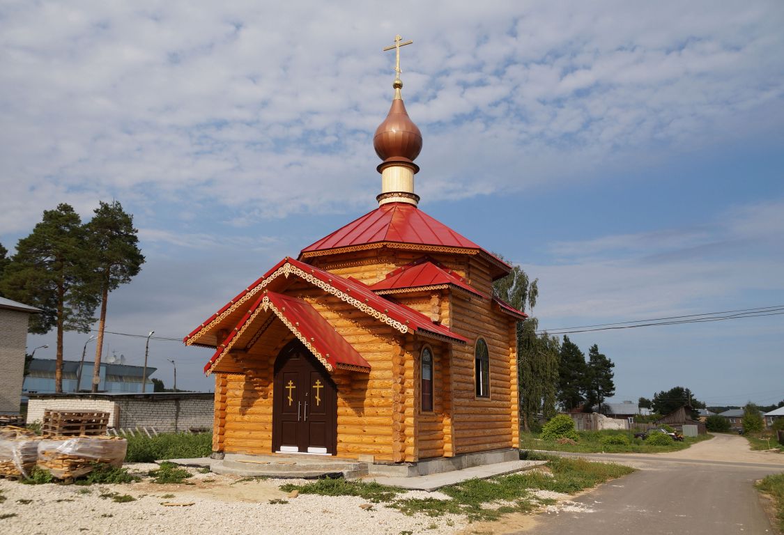 Новлянка. Церковь Георгия Победоносца (строящаяся). фасады, Вид с юго-запада