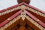 Церковь Георгия Победоносца (строящаяся), Декор крыльца, Новлянка, Селивановский район, Владимирская область