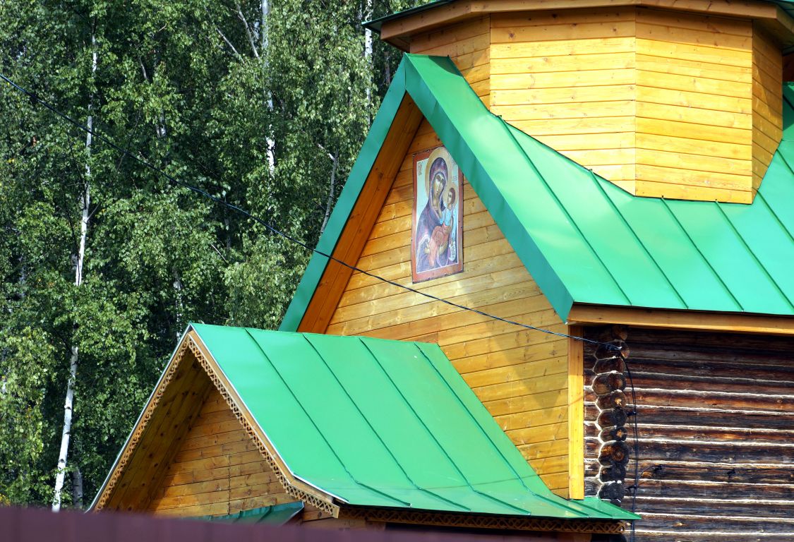 Церковь Муромской иконы Божией Матери, Мишино (Муромский район и г. Муром, Владимирская область). архитектурные детали, храмовая фасадная икона Божией Матери Муромская
