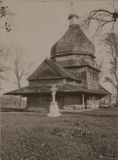 Лешно (Медыка). Церковь Василия Великого. архивная фотография, Фото нач.ХХ в. Институт Истории Искусств Ягеллонского Университета http://www.fototeka.ihs.uj.edu.pl/navigart/node/105674 фототека