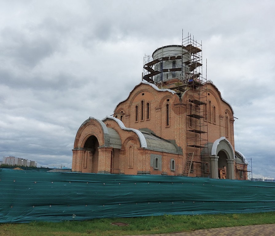 Минск. Церковь Сергия Радонежского. документальные фотографии