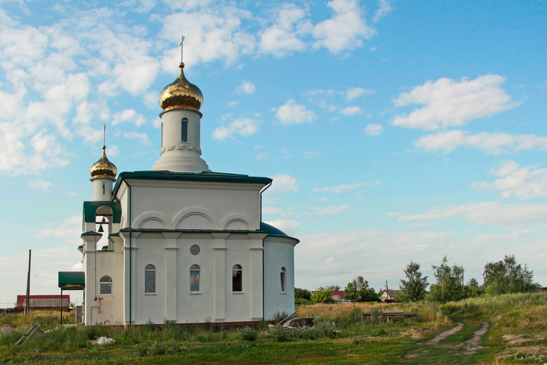 Кузовка. Церковь Богоявления Господня (новая). фасады