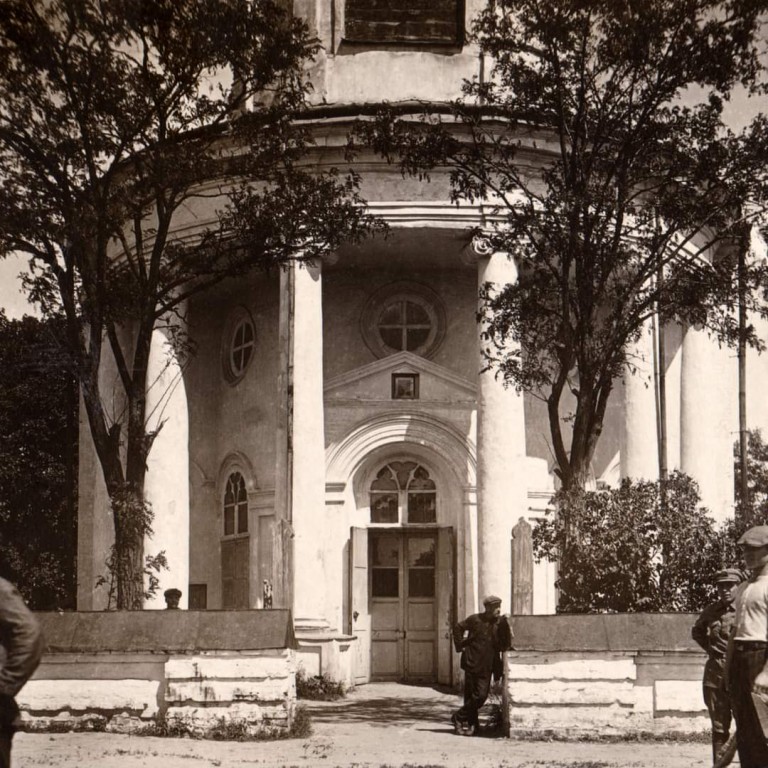 Церковь Михаила Архангела (старая), Бабаи (Харьковский район, Украина, Харьковская область). архивная фотография, Западный фасад. Частная коллекция. Фото 1910-х годов