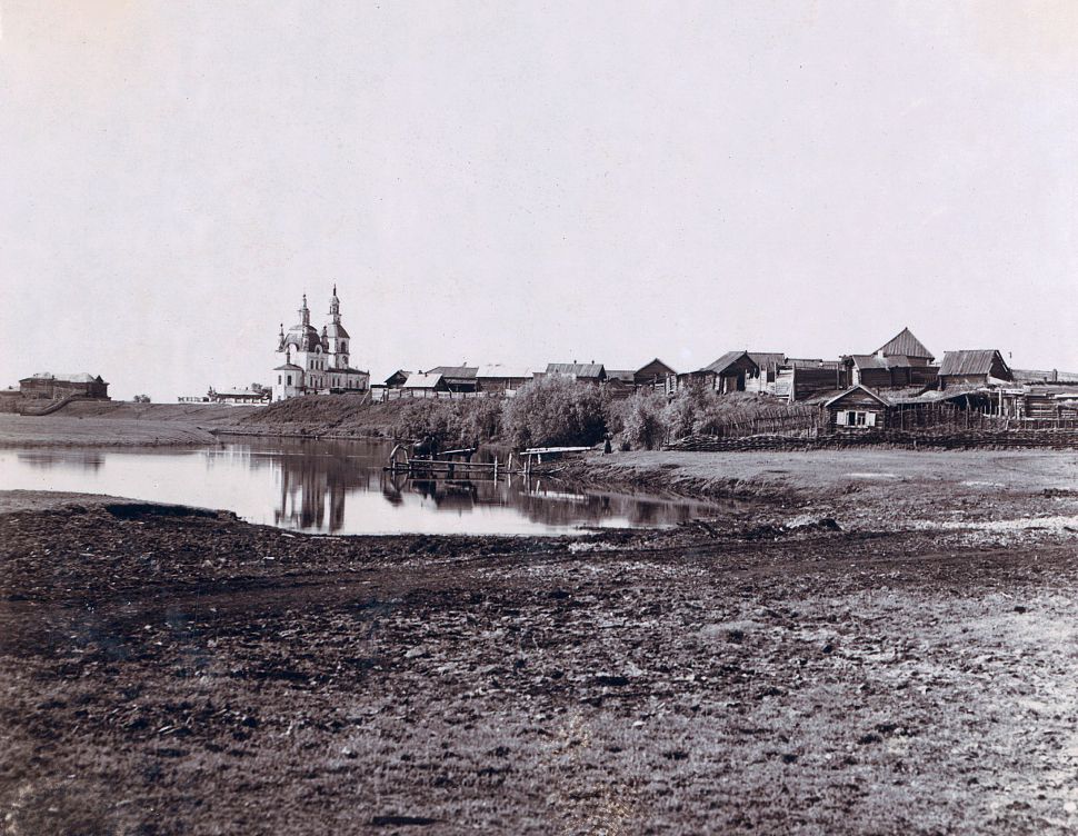 Собор Сретения Господня (старый), Ялуторовск (Ялуторовский район и г. Ялуторовск, Тюменская область). архивная фотография, Фотоснимок Троицкого собора в г. Ялуторовске С. М. Прокудина-Горского с сайта: Prokudin-gorsky.org