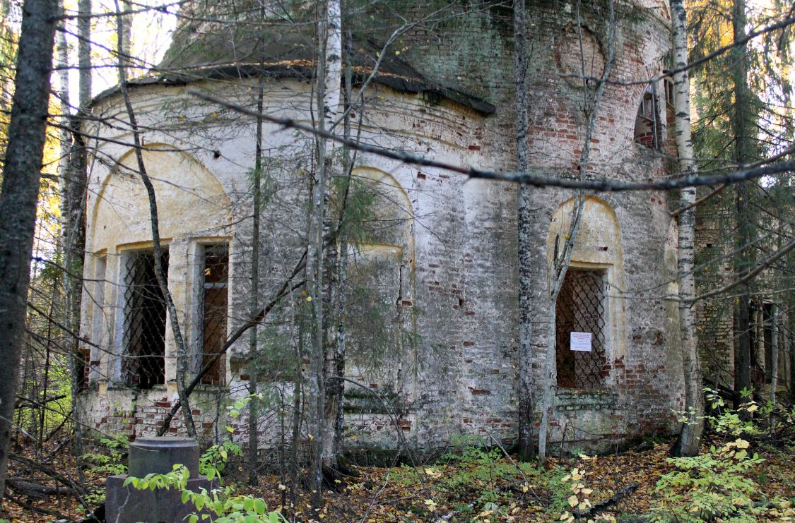 Церковь Казанской иконы Божией Матери, Вяльцево, урочище (Солигаличский район, Костромская область). архитектурные детали