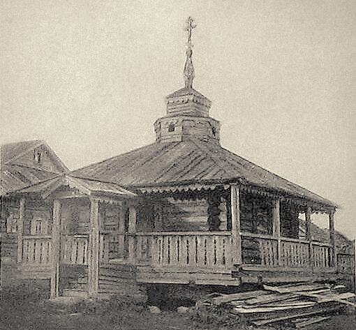 Неизвестная часовня, Хорошево (Буйский район, Костромская область). архивная фотография