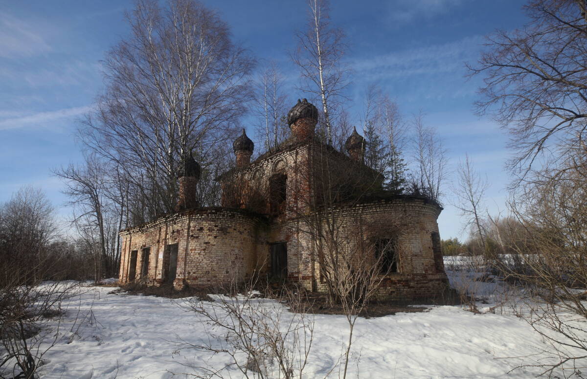 Церковь Михаила Архангела, Пронино (погост Архангельский) (Галичский район, Костромская область). фасады