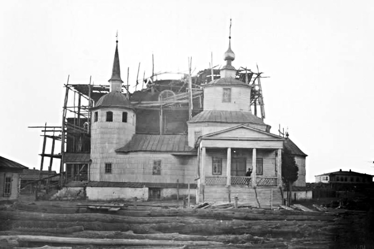 Церковь Димитрия Солунского, Павловский (Алексеевский район, Волгоградская область). архивная фотография, Начало 20 века. Фото с сайта duhovenstvovd.ru