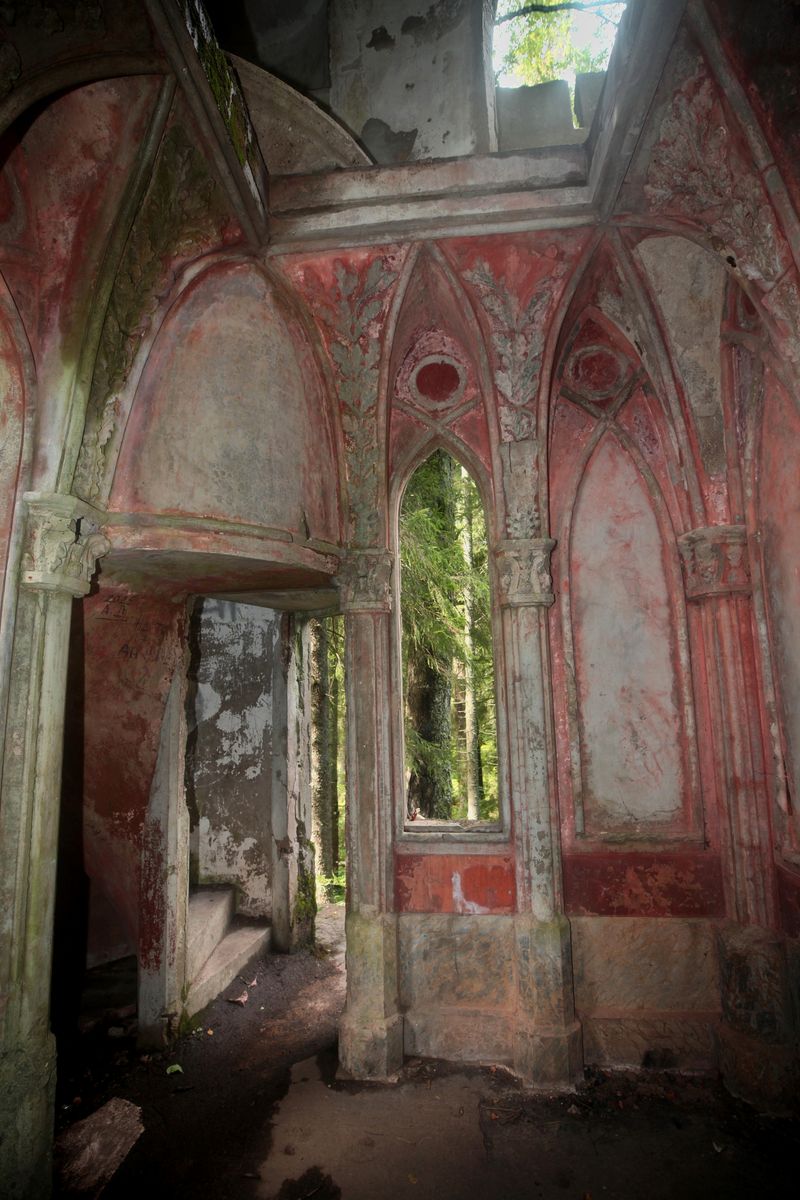 интерьер и убранство. Неизвестная часовня, Малый Борок (Окуловский район, Новгородская область)