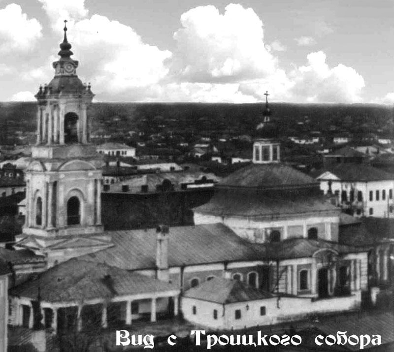 Церковь Покрова Пресвятой Богородицы, Острогожск (Острогожский район, Воронежская область). архивная фотография, Фото 1910-х годов из фондов Острогожского краеведческого музея