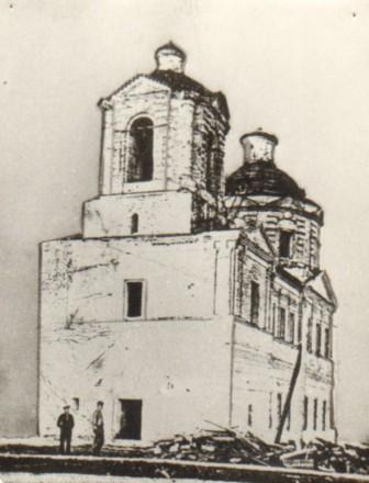 Церковь Успения Пресвятой Богородицы, Корткерос (Корткеросский район, Республика Коми). архивная фотография, Фото 1930-1940-х годов. Госкаталог музейного фонда.