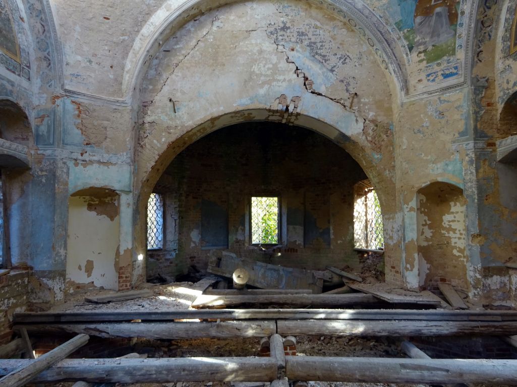 Церковь Преображения Господня, Синцово (Галичский район, Костромская область). интерьер и убранство