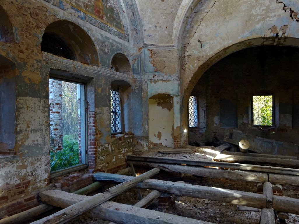 Церковь Преображения Господня, Синцово (Галичский район, Костромская область). интерьер и убранство