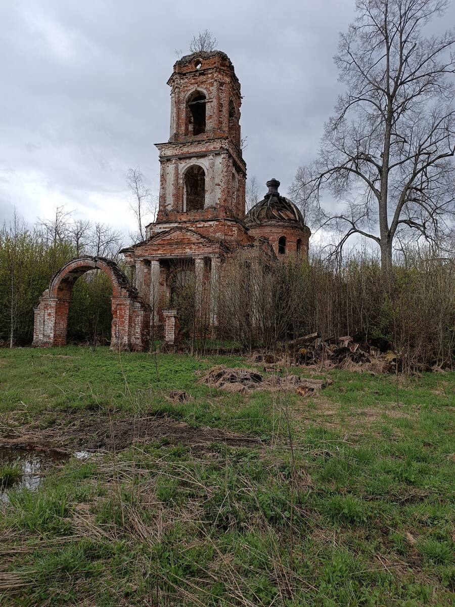 Церковь Преображения Господня, Синцово (Галичский район, Костромская область). фасады